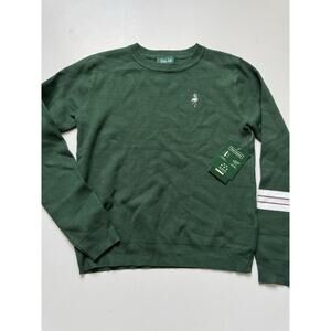 Fore All Womens Dorothy Crew Neck Luxury Sweater Indigo Medium (custom logo)